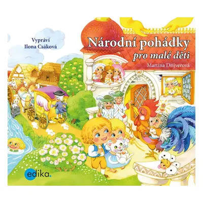 Národní pohádky pro malé děti (audiokniha pro děti) - Martina Drijverová