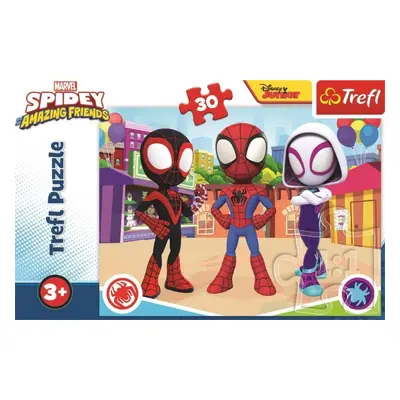 Trefl Puzzle Spidey a jeho úžasní přátelé 30 dílků