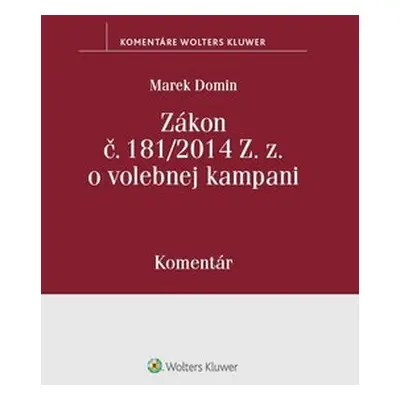 Zákon o volebnej kampani - Marek Domin