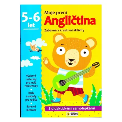 Angličtina - 5-6 roky - samolepky (Moje první angličtina)