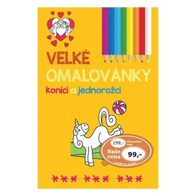 Velké omalovánky koníci a jednorožci