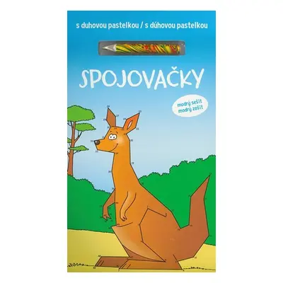 Spojovačky s duhovou pastelkou/Spojovačky s dúhovou pastelkou - modrý sešit/modrý zošit