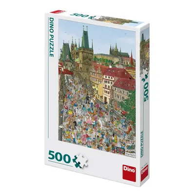 Puzzle Mostecká věž 500 dílků - Deltim