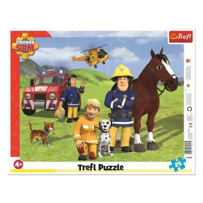 Trefl Puzzle Požárník Sam - Na hlídce 25 dílků