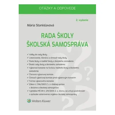 Rada školy Školská samospráva - Mária Stanislavová