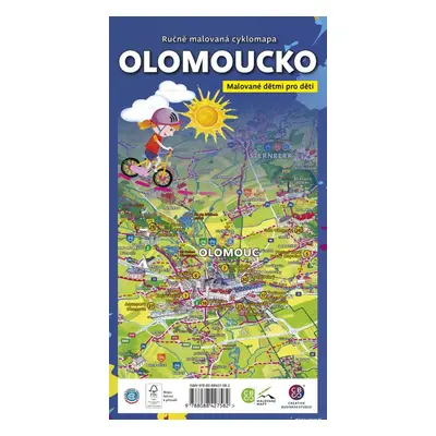 Olomoucko dětem - Ručně malovaná cyklomapa