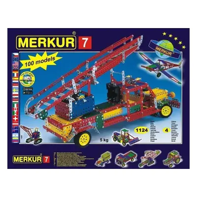 Merkur 7 stavebnice 1124 dílů / 100 modelů