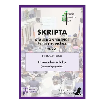 SRIPTA SKČP Hromadné žaloby (pracovní sympozium)