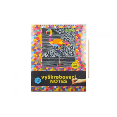 Škrabací/Vyškrabovací notes 10 listů v sáčku 21x28cm