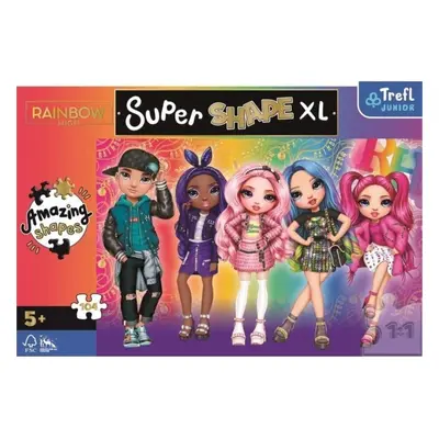 Trefl Puzzle Super Shape XL Rainbow High: Styl 104 dílků