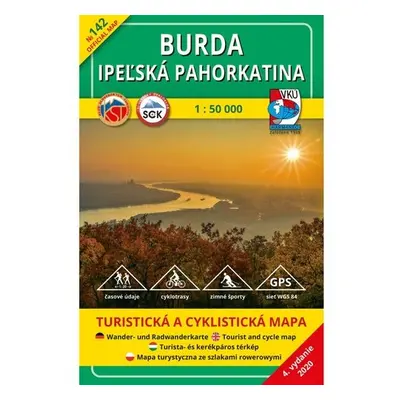 Burda Ipeľská pahorkatina 1:50 000