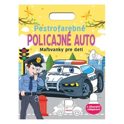 Pestrofarebné policajné auto