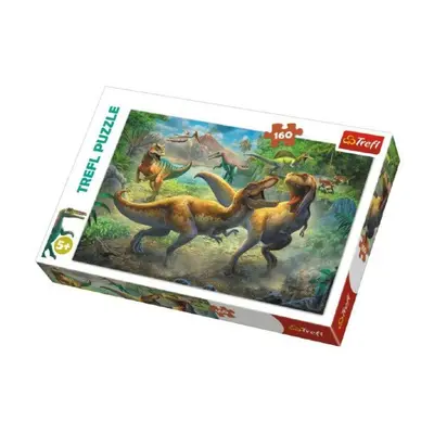 Trefl Puzzle Dinosauří souboj 160 dílků