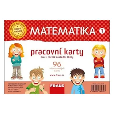 Matematika 1 - Pracovní karty pro 1. ročník ZŠ - Jitka Michnová