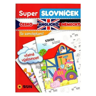 Super slovníček Aj-Nj-Čj se samolepkami - Kolektiv