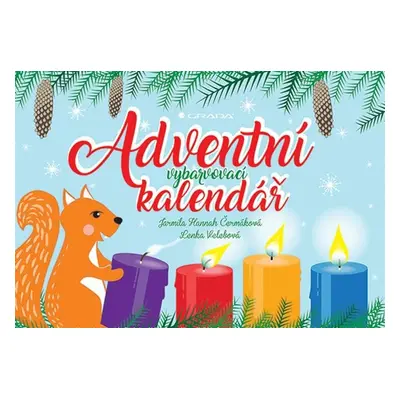 Adventní vybarvovací kalendář - Lenka Velebová