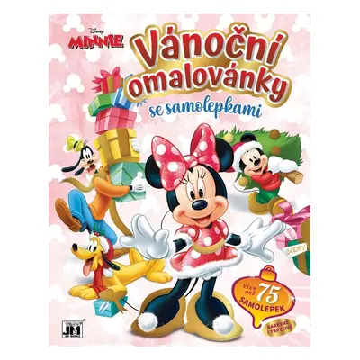 Minnie - Vánoční omalovánky se samolepkami