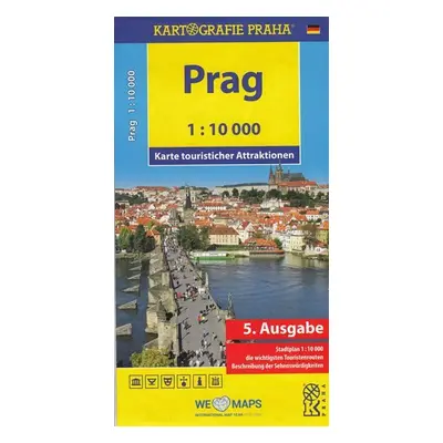 Prag - Karte touristischer Attraktionen /1:10 tis., 5. vydání