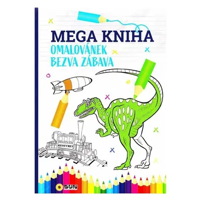 Mega kniha omalovánek - Blue bezva zábava