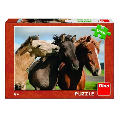 Puzzle Barevní koně 300 XL dílků - Deltim