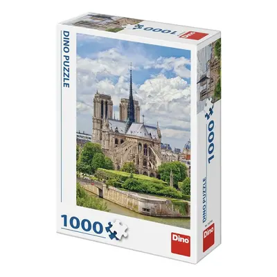 Puzzle Katedrála Notre-Dame 1000 dílků - Dino