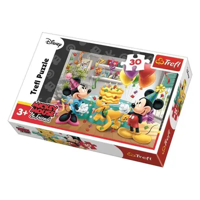 Trefl Puzzle Mickey Mouse Oslava / 30 dílků