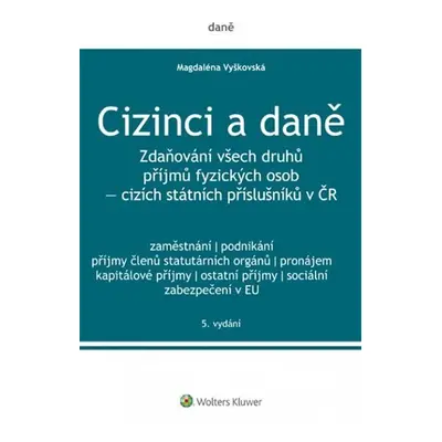 Cizinci a daně, 5. vydání - Magdaléna Vyškovská