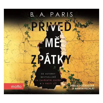 Přiveď mě zpátky - CDmp3 (Čte Tereza Dočkalová a Martin Pechlát) - B. A. Paris