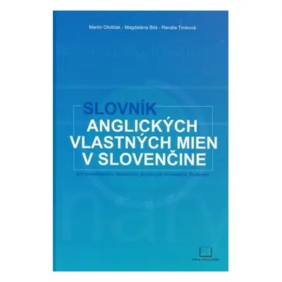 Slovník anglických vlastných mien v slovenčine