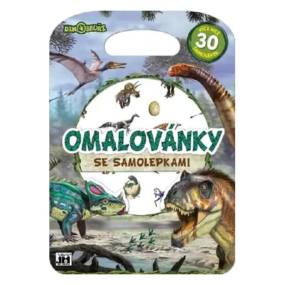 Dino - Omalovánky se samolepkami