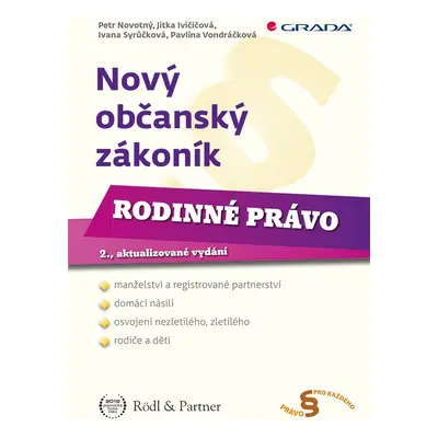 Nový občanský zákoník - Rodinné právo - Ivana Syrůčková