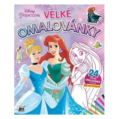 Princezny - Velké omalovánky