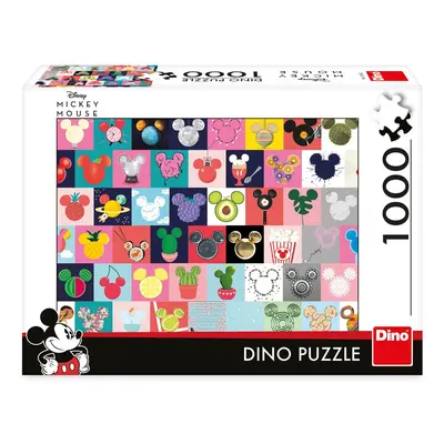 Puzzle Mickey uši 1000 dílků - Dino