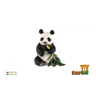 Panda velká zooted plast 8cm v sáčku