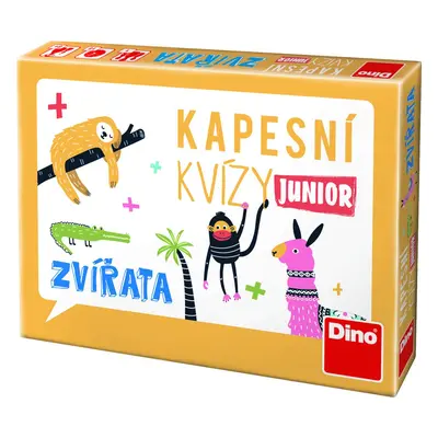 DINO Kapesní kvízy Junior - zvířata - Dino