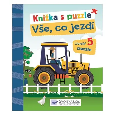 Vše, co jezdí - Knížka s puzzle - Laura Teller