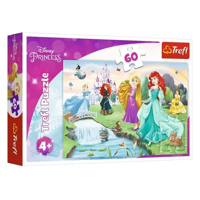 Trefl Puzzle Disney Princess - Seznamte se s princeznami / 60 dílků