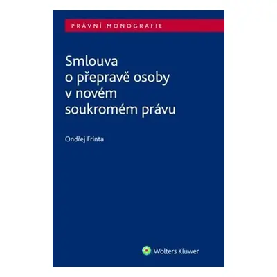 Smlouva o přepravě osoby - Ondřej Frinta