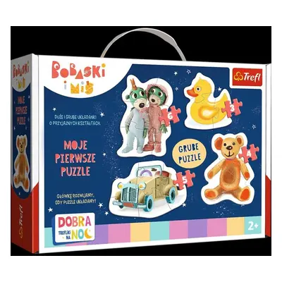 Trefl Puzzle Treflíci - Dobrou noc milé děti 4v1 (3,4,5,6 dílků)