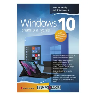 Windows 10 - Snadno a rychle, 2. vydání - Josef Pecinovský