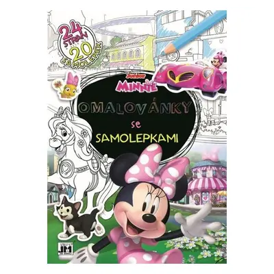 Minnie - Omalovánky se samolepkami A4+ - Kolektiv