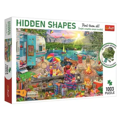 Trefl Puzzle Hidden Shapes - Výlet obytným autem / 1003 dílků