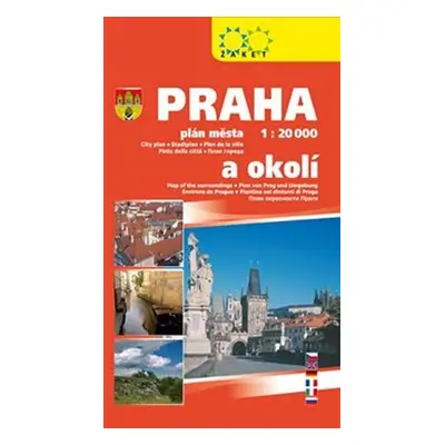 Praha plán města 1 : 20 000 a okolí 2018