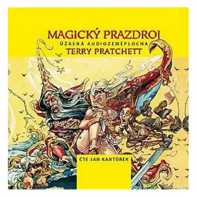 Magický prazdroj - Úžasná AudioZeměplocha - CD (Čte Jan Kantůrek) - Terry Pratchett