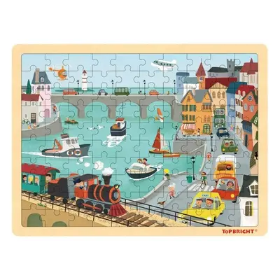 Puzzle Doprava, dřevěné