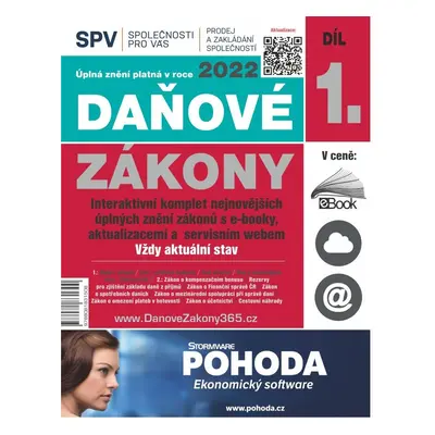 Daňové zákony 2022 (Díl 1.)