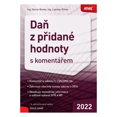 Daň z přidané hodnoty s komentářem 2022 - Václav Benda