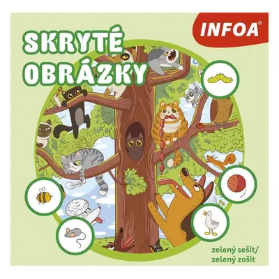 Skryté obrázky - zelený sešit / zelený zošit