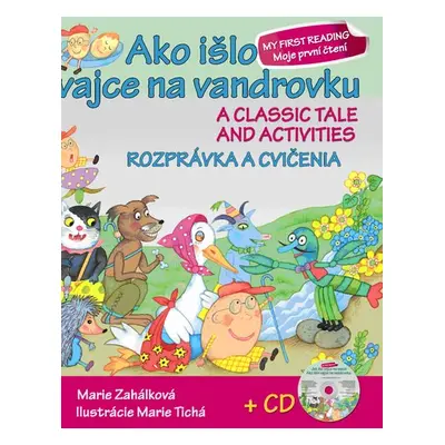 Ako išlo vajce na vandrovku Rozprávka a cvičenia + CD - Marie Zahálková