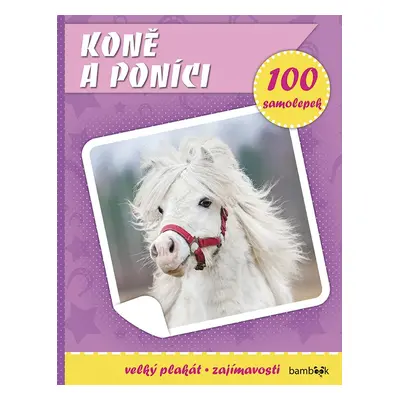 Koně a poníci - Plakát a 100 samolepek - Kolektiv autorú